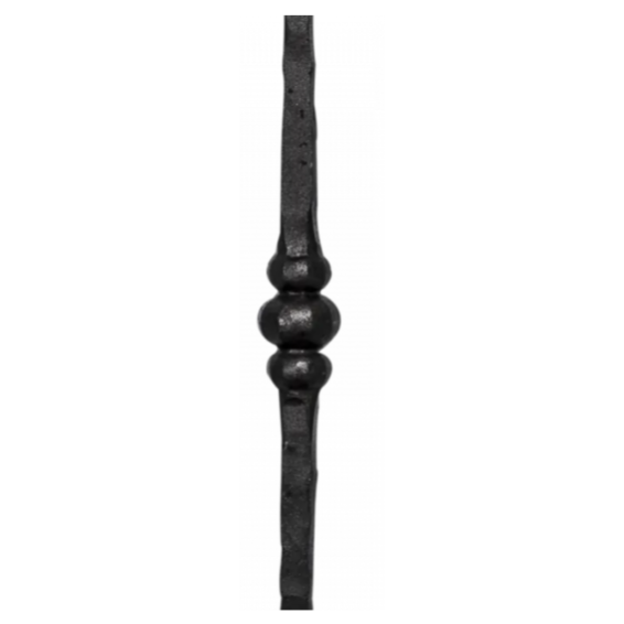 Forged steel baluster 12x12 mm H950 x L30 mm