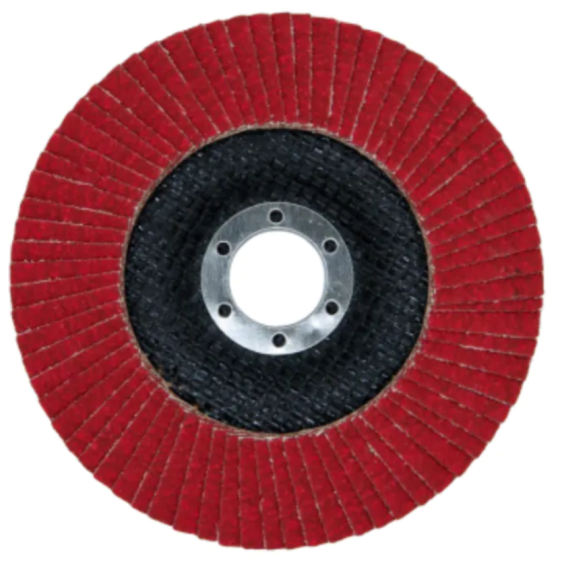 Ceramic flap disc for grinding T29 SG INOX 125-22, granulation 40