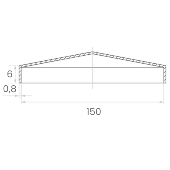 Steel case 150x150x0.8mm