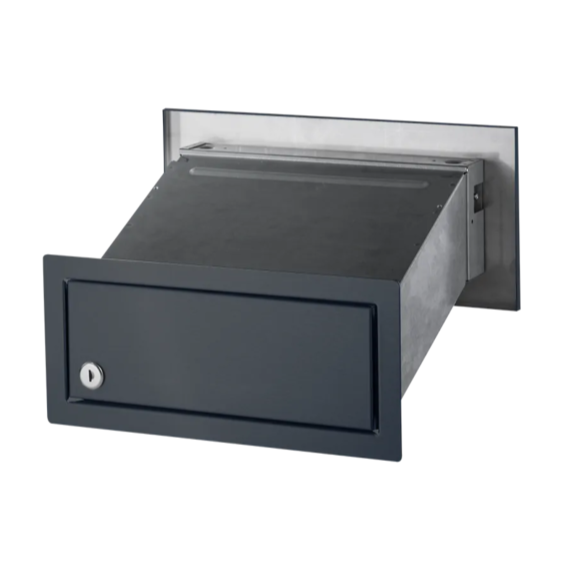 Multifunctional built-in mailbox, galvanized steel