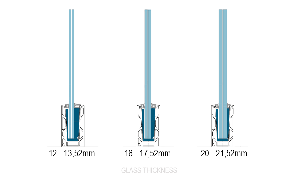 Aluminium profile L5000mm, 110x60mm (anodized)