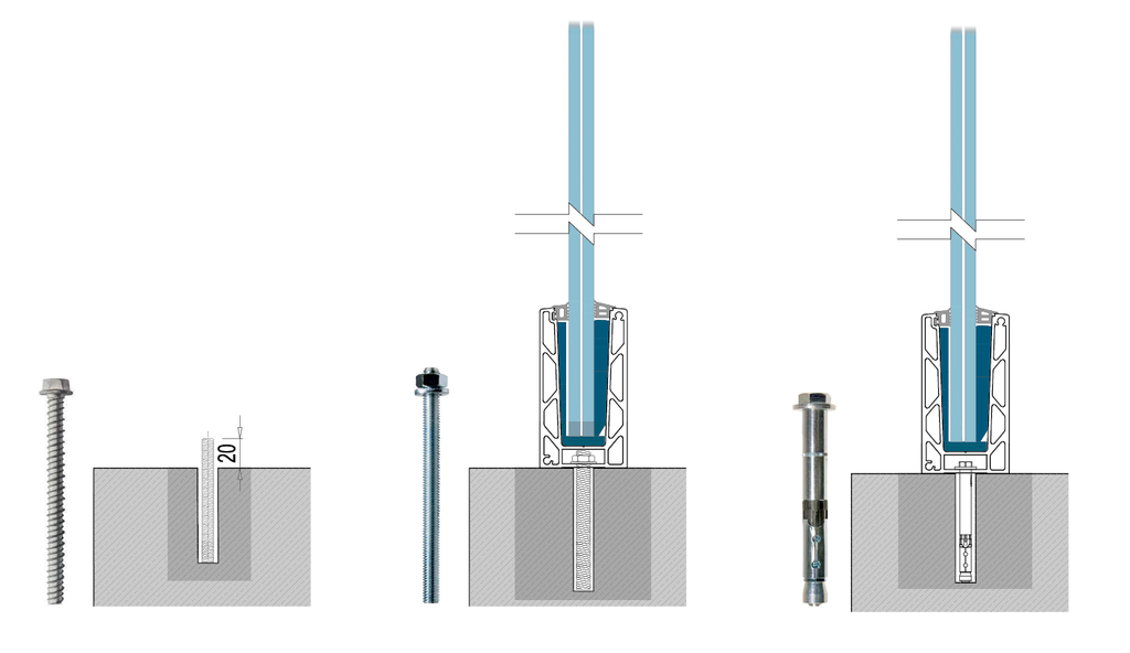 Aluminium profile L5000mm, 110x60mm (anodized)