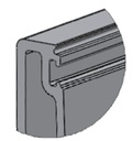Corner profile, external 197,20x197,20mm (anodized)