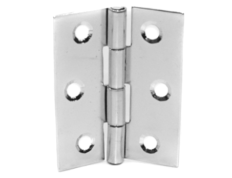 Hinge 40x50x0,8mm type E, AISI 304 SATIN