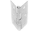 Hinge 40x50x0,8mm type E, AISI 304 SATIN