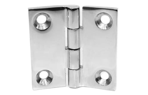 Hinge 50x50x4mm type B, AISI 304 MIRROR