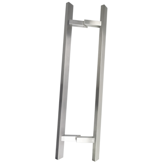Door handle 45°, 20x40x1000mm, AISI 304 Satin