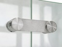 Glass clamp 120х30 mm, AISI 304