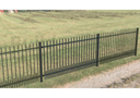 Metal fence RAL7016