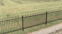 MEP5 metal fence RAL8017