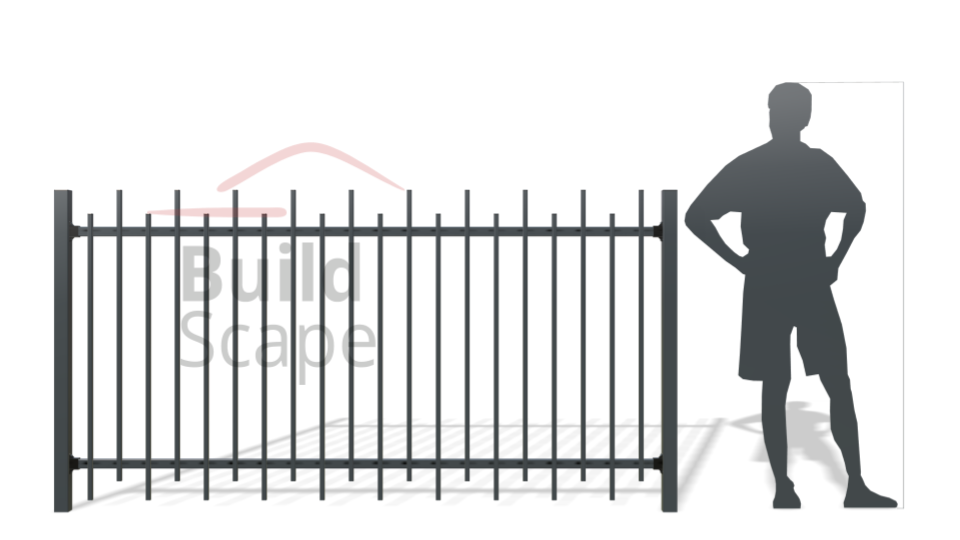MEP5 metal fence RAL7016
