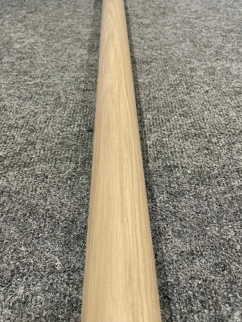 Oak handrail, 2000mm, D42,4mm, RAW