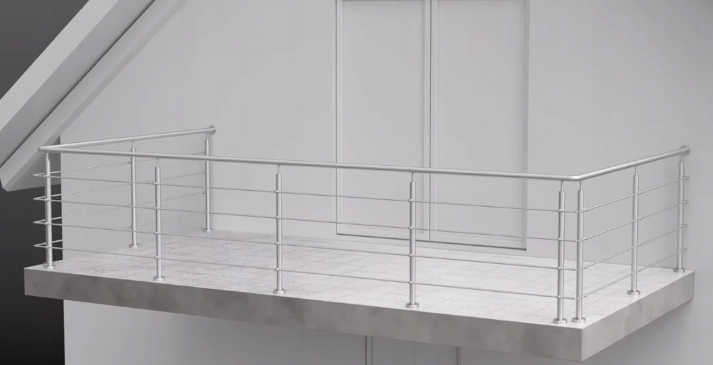 Inox post 42,4 H1060 AISI 304