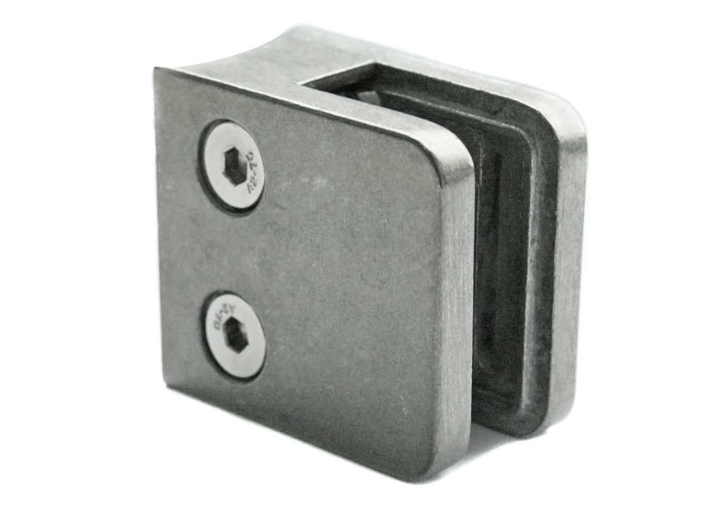 Glass clamp 42,4 L45xH45 mm W26xa16 mm (ZAMAK)