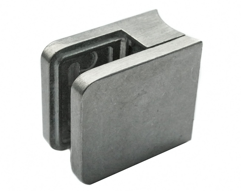 Glass clamp 42,4 L45xH45 mm W26xa16 mm (ZAMAK)