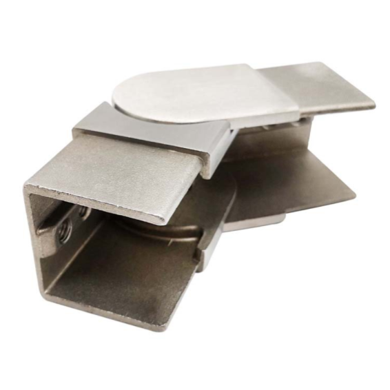 Railing connector 40x40mm 25°-55°,AISI 304, Satin