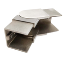 Railing connector 40x40mm 25°-55°, AISI 304, Satin