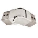 Railing connector 40x40mm 25°-55°, AISI 304, Satin