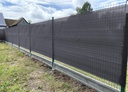 Masking net for fences h1,5m gray graphite (25m)