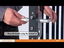 Locinox industrial lock 40-60mm in silver color