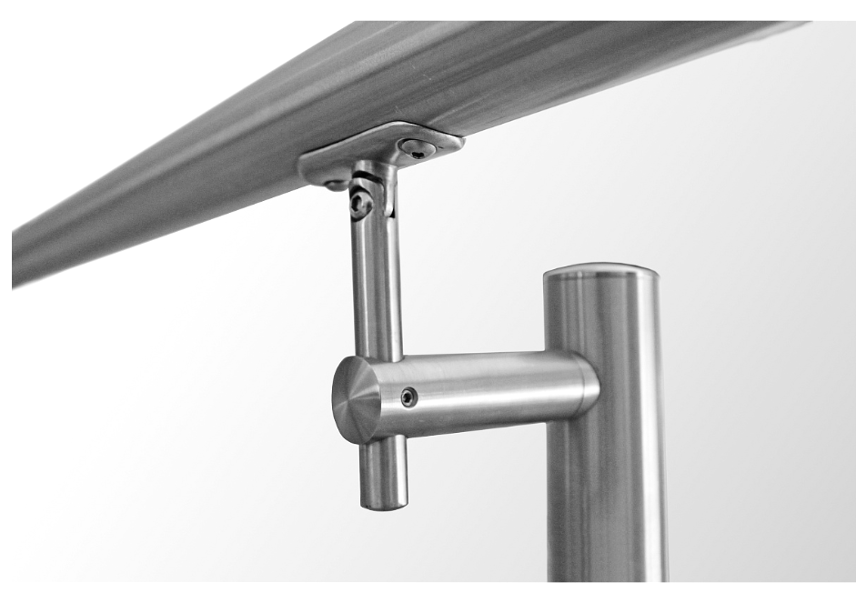 Handrail holder d42,4 mm  D42 mm AISI