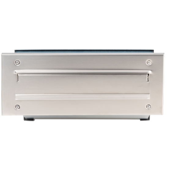 Multifunctional built-in mailbox, silver