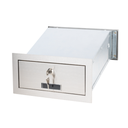 Multifunctional built-in mailbox, silver