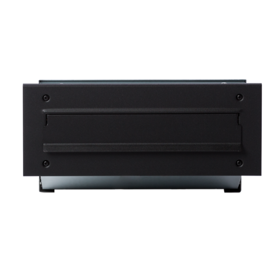 Multifunctional built-in mailbox, black