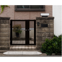 Multifunctional built-in mailbox 260x410mm, black