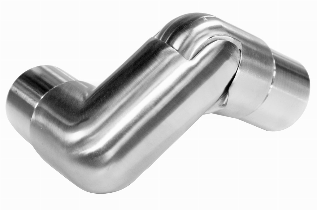 90 degree flush angle with adjustble part d42,4mm AISI304