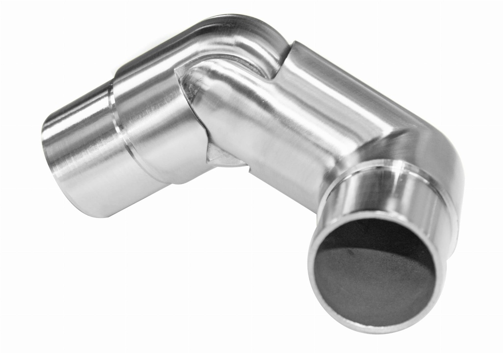 90 degree flush angle with adjustble part d42,4mm AISI304