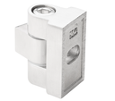 Hinge 180° for glass clamps, AISI 304, for flat surface