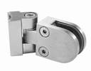 Hinge 180° for glass clamps, AISI 304, for d42,4 surface