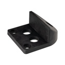 Gate stopper, galvanized steel with rubber coating