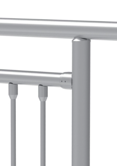 Crossbar holder 42,4mm d12, AISI 304 Satin