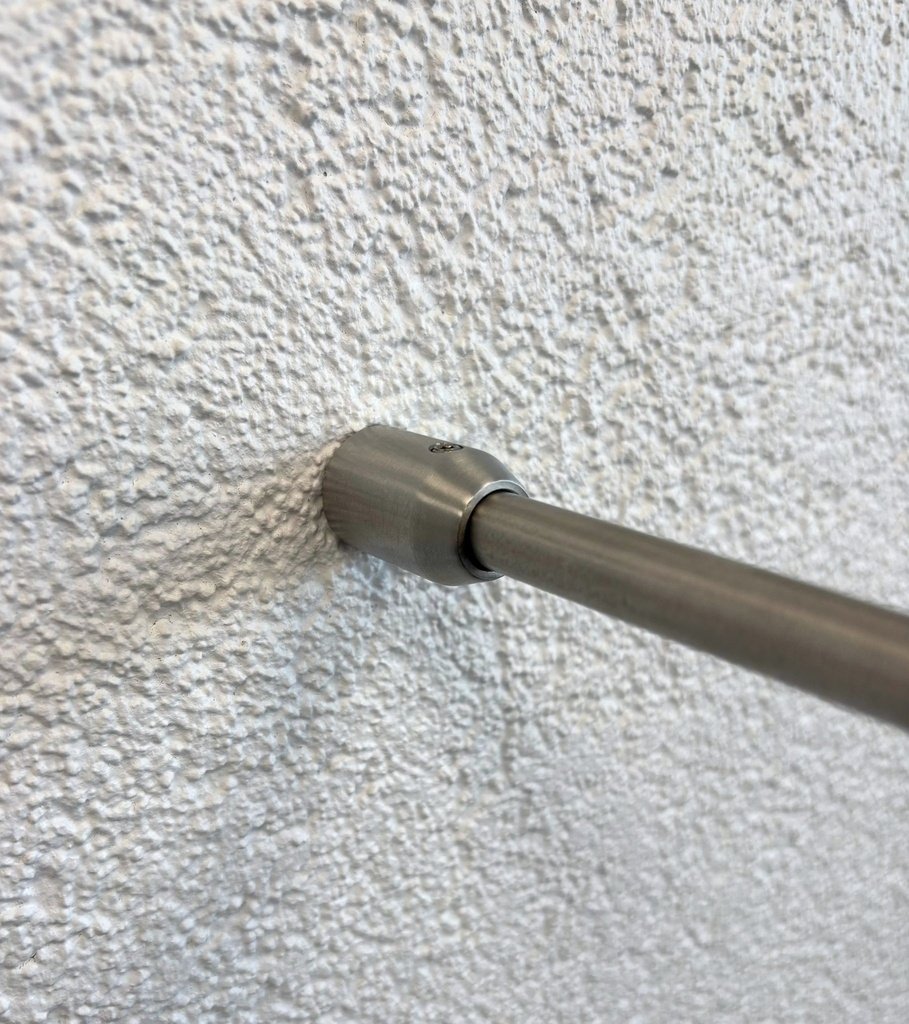 Crossbar holder d12, AISI 304 Satin