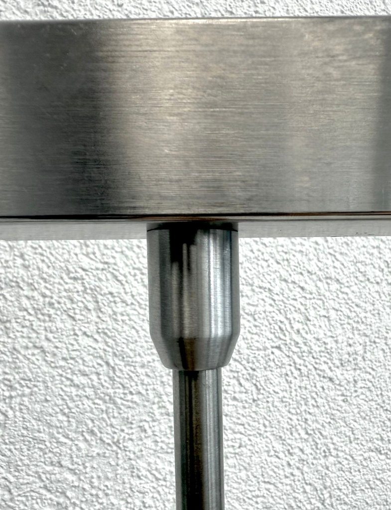 Crossbar holder d12, AISI 304 Satin