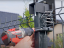 Tool for centering the fence panels on the post