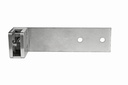 Glass mount for french balconies, AISI304, for 6-10.76mm glass