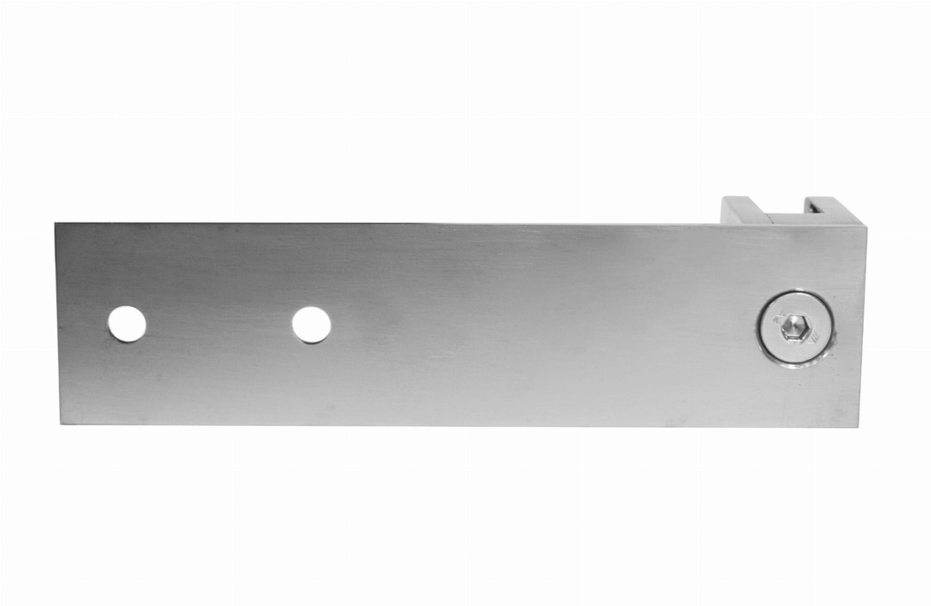 Glass mount for french balconies, AISI304, for 6-10.76mm glass