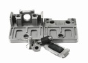 Glass mount for french balconies, AISI304, for 6-10.76mm glass