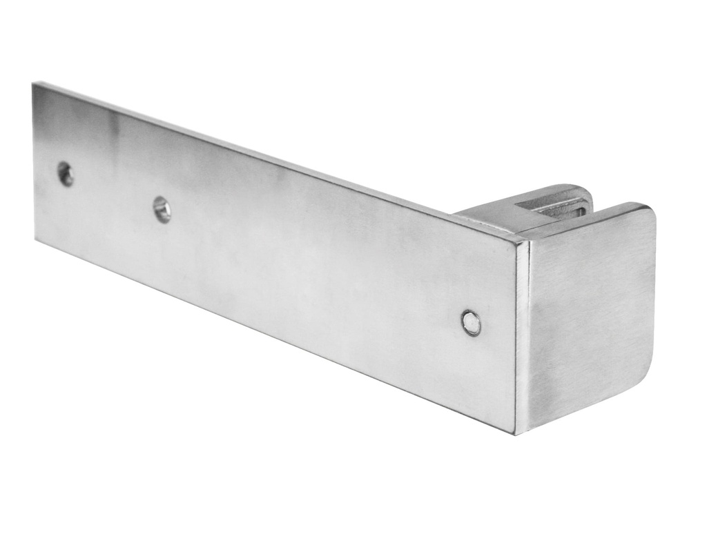 Glass mount for french balconies, AISI304, for 6-10.76mm glass