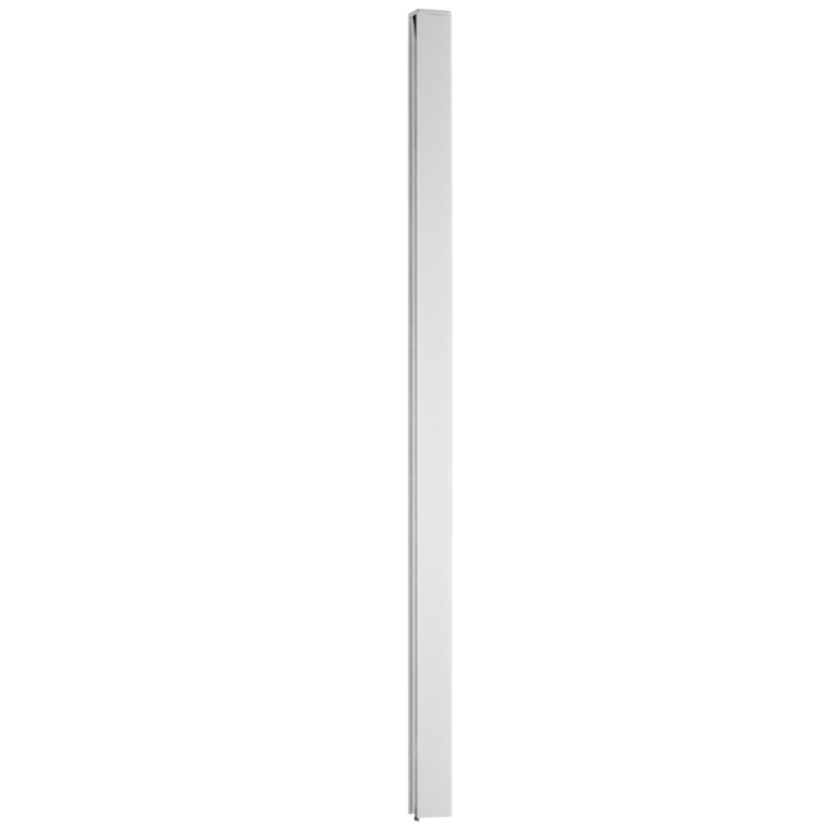 Set with aluminium profiles for french balconies, for glass 10-10,52mm