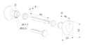 Locinox round aluminium handles