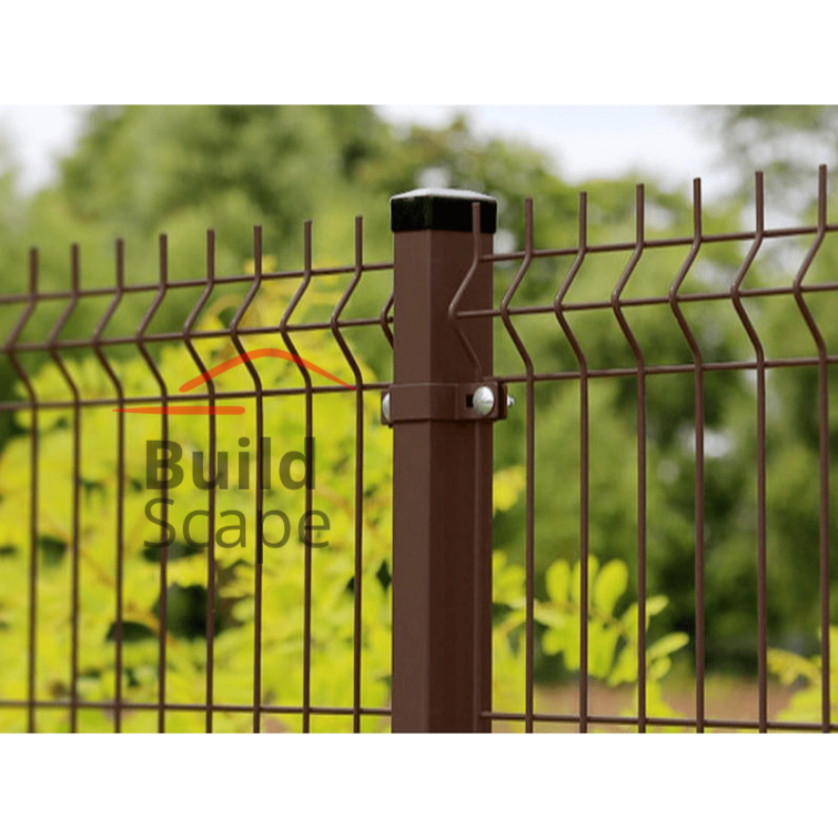 3D Fence panel Ø4mm (200x55mm), RAL8017