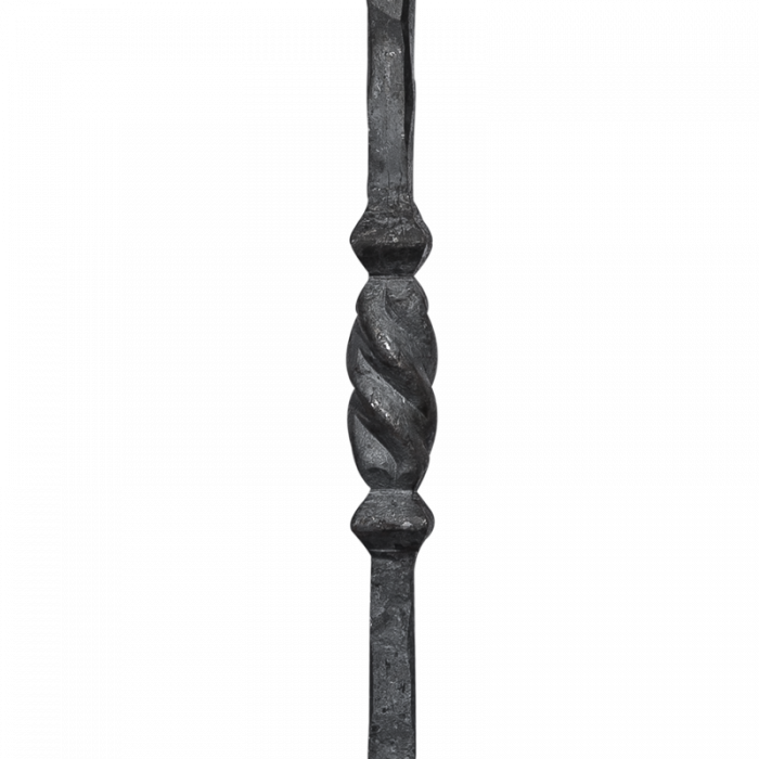Forged steel baluster 14x14 mm H950 x L30 mm
