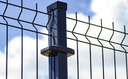 Clamp for wire fence for 40x60 post