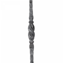 Forged steel baluster  25 mm H1200 x L50 mm