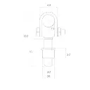 Adjustable hinge for gate, for welding.webp