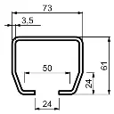 STAGE SB 1 _C_ profile - ungalvanized 1m.webp